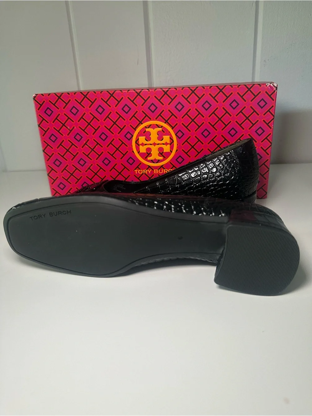 Tory Burch Black Georgia Pumps